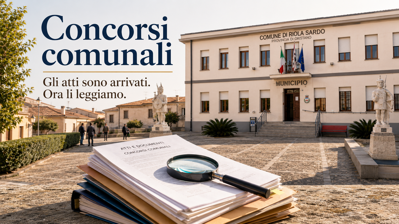 Concorsi comunali: gli atti sono arrivati, ora li leggeremo con attenzione